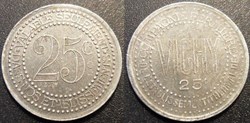p- MN Vichy 25 C. non daté Al Elie:50.1