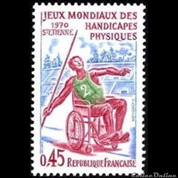 1970 Jeux mondiaux des handicapés physiques à Saint Etienne
