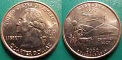 1/4 dollar 2006 D Nebraska