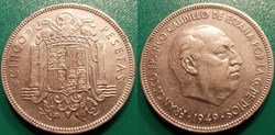 5 Pesetas 1949