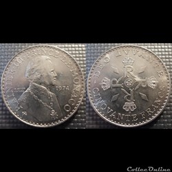Monaco 50 francs 1974 Rainier III