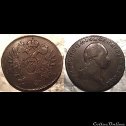 Autriche 3 Kreutzer 1800