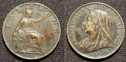 Grande Bretagne Farthing 1901