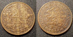 Pays Bas 2 1/2 cent 1918