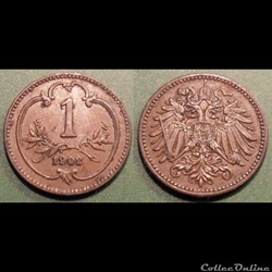 Autriche 1 Heller 1902