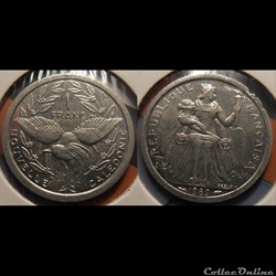 Nouvelle Calédonie 1 Franc 1989 IEOM