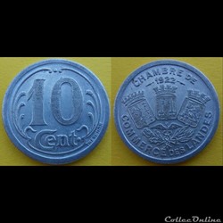 p- MN Landes 10 C. 1922 Al Elie:10.5