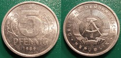 5 Pfennig 1989