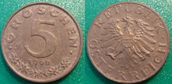 5 Groschen 1968