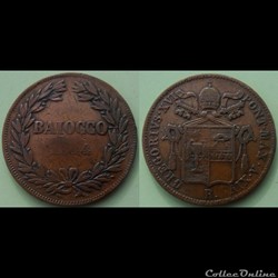 Vatican 1 Baiocco 1844