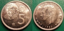 España 82 - 5 Pesetas 1980 Coupe du monde de football de 1982 en Espagne