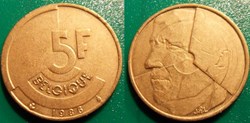 5 Francs 1986 Belgique
