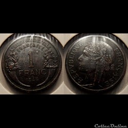 Afrique Occidentale Française 1 franc 1944