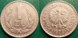 1 Zloty 1974