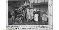 Carte Postale (40) "La Heste dou Porc" dans les Landes ..à sa santé
