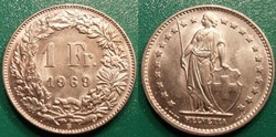 1 Franc 1969 frappe monnaie
