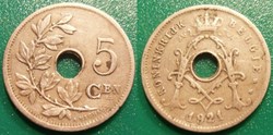 Belgique 5 Centimes 1921 Belgie
