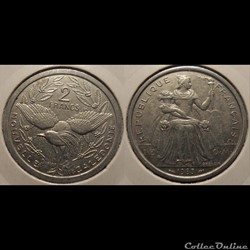 Nouvelle Calédonie 2 Francs 1983 IEOM