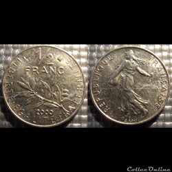 Gl 1/2 franc semeuse 2000 19.5mm 4.5g
