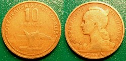 Djibouti- Cote Française des Somalis 10 francs 1965