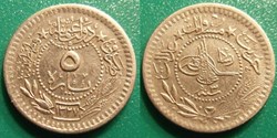 Turquie 5 Para 1327