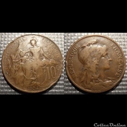 Da 10 centimes Dupuis 1904