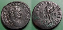 G- Le Bas Empire Galère Maximien Follis