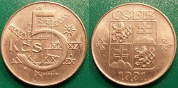 5 Korun 1991