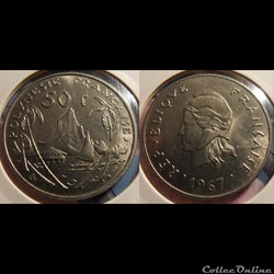 Polynésie Française 50 Francs 1967