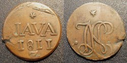 D1 Indes Orientales Néerlandaises 1 Duit 1811 Napoléon I