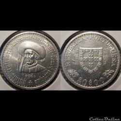 Portugal 20 Escudos 1960