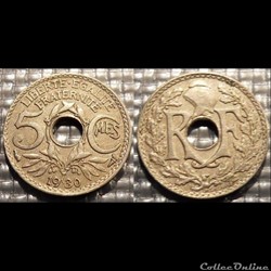 Cc 5 centimes EM Lindauer 1930 17mm 2g