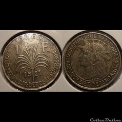 Guadeloupe et Dépendances 1 F 1921