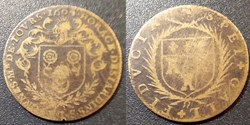 m- Jeton Touraine - Noblesse et Villes - Horace Desjardin Maire de Tours 1604