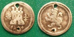 Mexique - Monnaie Coloniale - ¼ real Mexico 1804