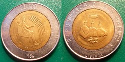 500 Lires 1986