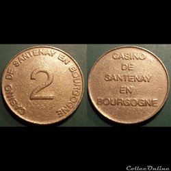 j- Jeton casino Santenay en Bourgogne