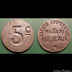 p- MN Bordeaux 5 C Société Coopérative Militaire Elie:170.3