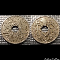 Fd 25 centimes EM Lindauer 1920 24mm 5g