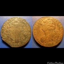 A-Constitution  2 Sols type FRANCOIS 1791 A métal de cloche