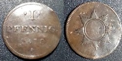 Allemagne Francfort Ville libre 1 Pfennig 1819