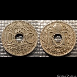 Dc 10 centimes EM Lindauer 1930 21mm 4g