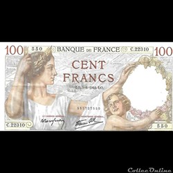 100 Francs sully