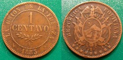 Bolivie 1 centavo 1883 A