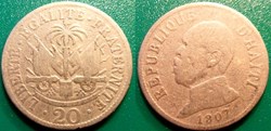 Haïti 20 centimes 1907