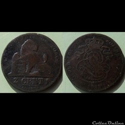 Belgique 2 Centimes 1863