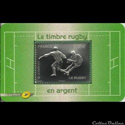 2011 Le timbre rugby en argent