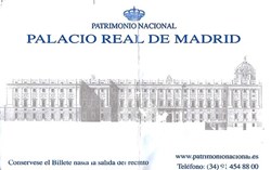 Espagne Palacio Real de Madrid