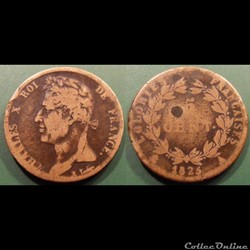 Colonies Générales 5 Centimes Charles X 1825A