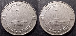D1 jeton Casino de Dax 1 Euro